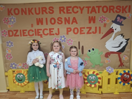 KONKURS RECYTATORSKI ''Wiosna w dziecięcej poezji''