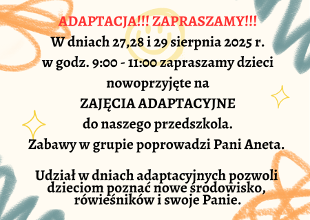 ADAPTACJA!!!!!! ZAPRASZAMY!!!!!!!!!!!!!!
